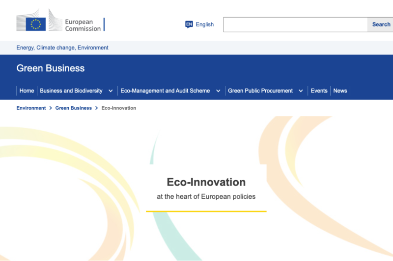 Eco-Innovation at the heart of European policies
